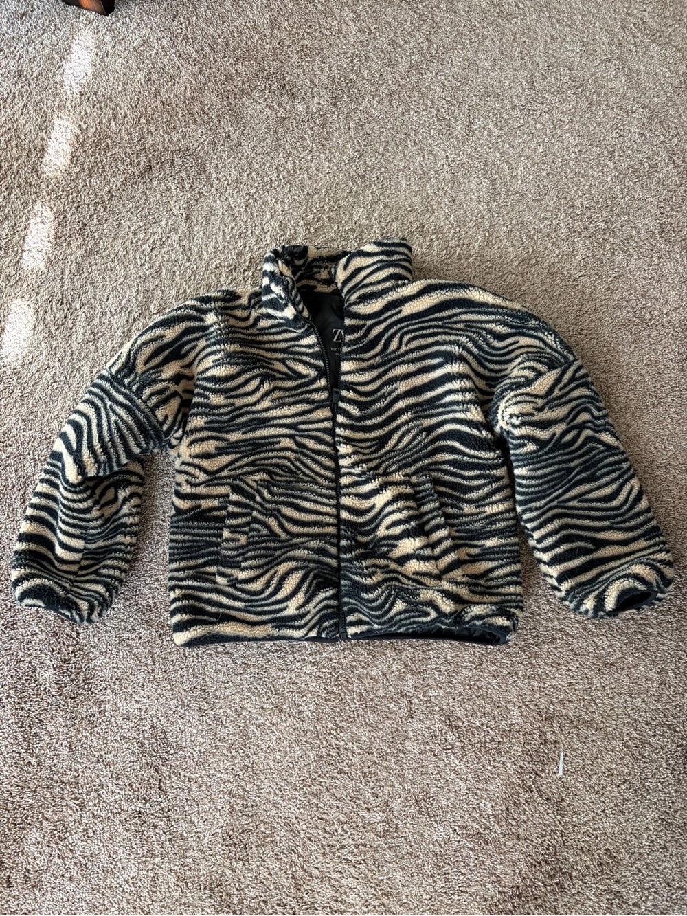 Zara kids fleece jacket 11-12